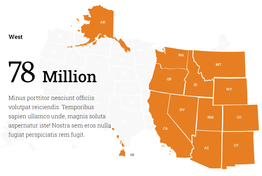 Interactive infographics