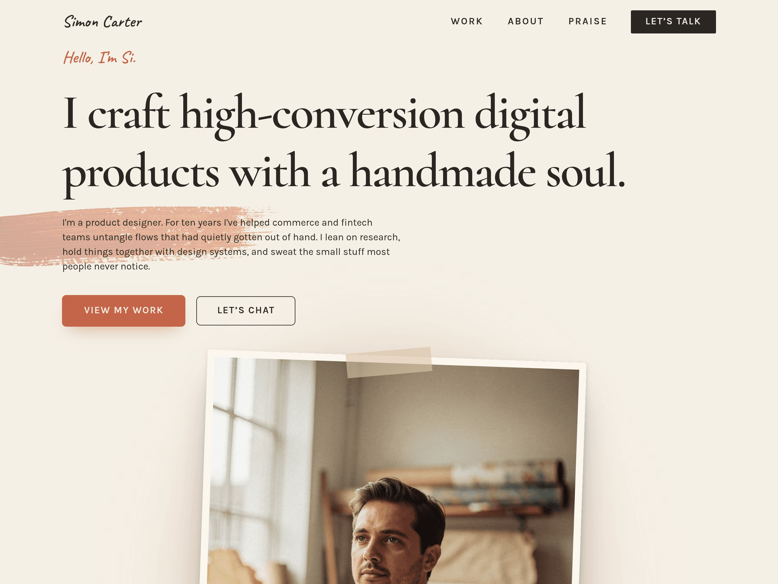 Interactive agency portfolio template displaying creative projects with dynamic layouts.