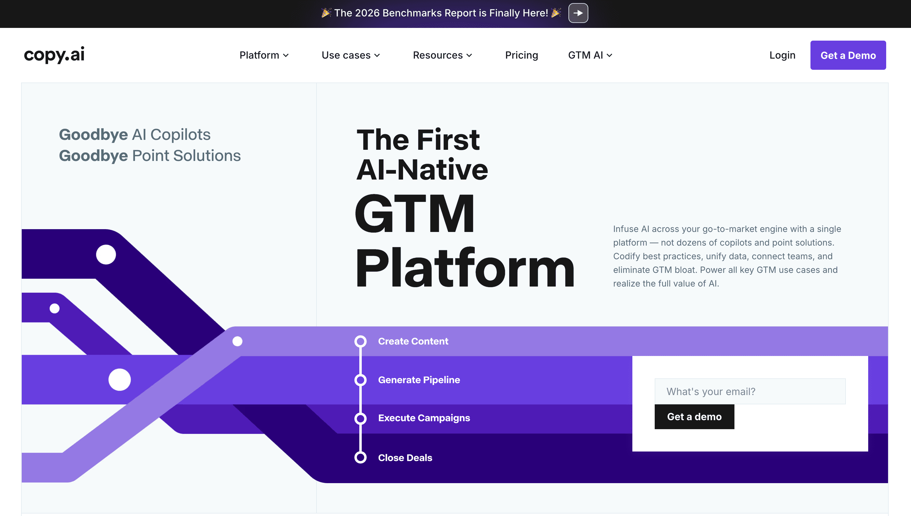 Current site hero for copy.ai