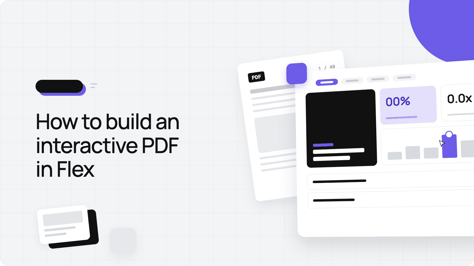 How to build an interactive PDF in Flex guide