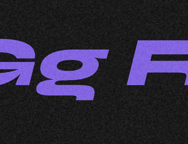 Preview of a bold kinetic typography wall featuring dynamic animated text elements.