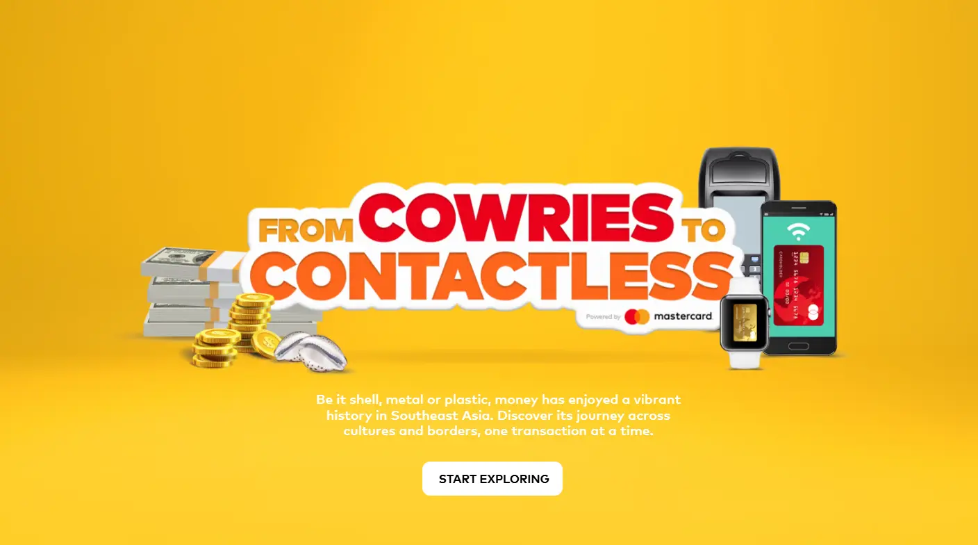 Mastercard interactive infographics