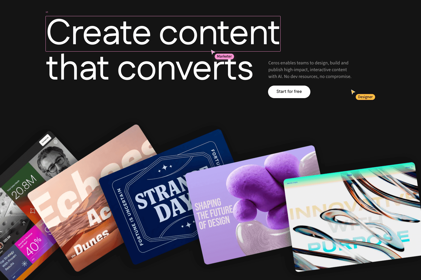 Create content that converts