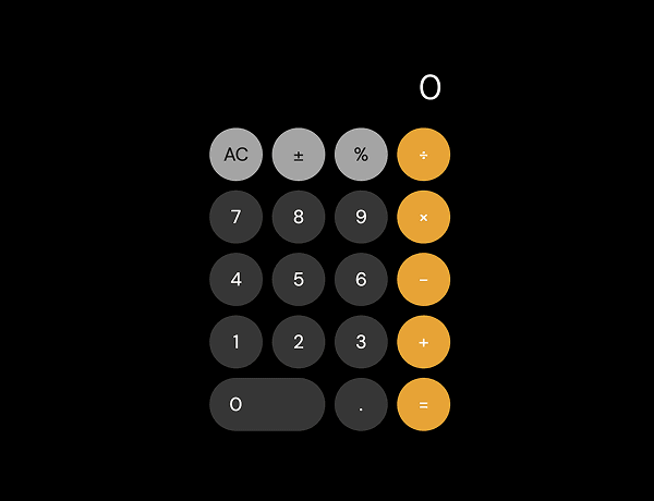 Interactive financial savings calculator component with slider controls and real-time visual output