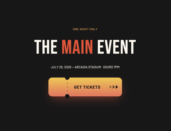 Interactive ticket purchase button with hover state and click interaction