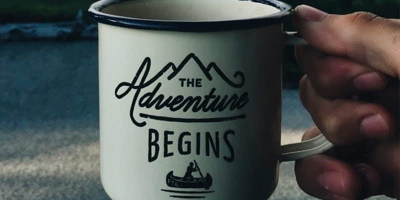 The Adventure Begins cup