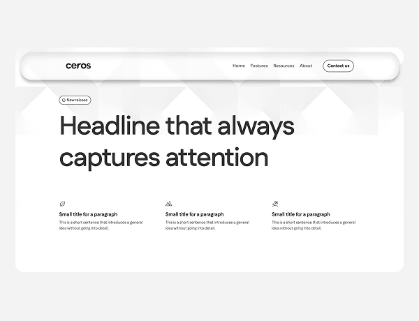 Preview of a responsive navigation menu with desktop and mobile layouts