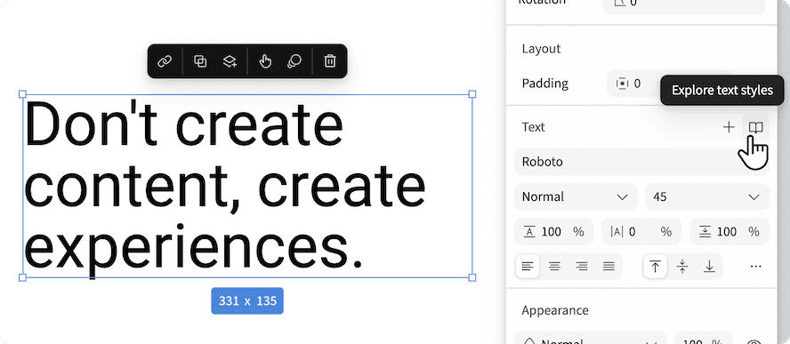 Don't Create Content, Create Experiences