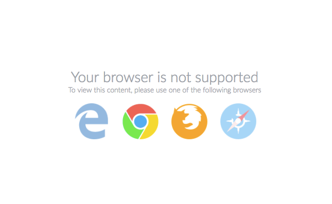 Unsupported Browser 2