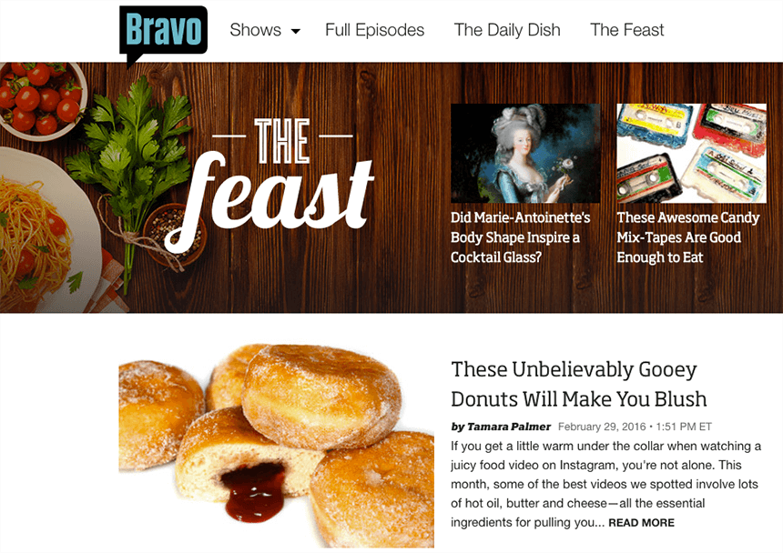 The Feast Example of Brand Publishing
