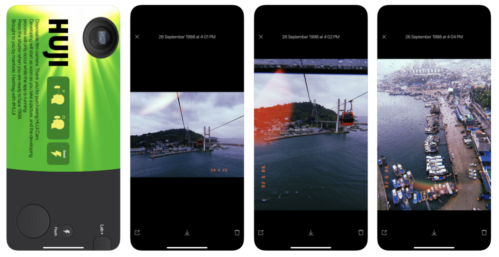 Huji iPhone App