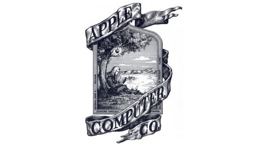 The original Apple logo